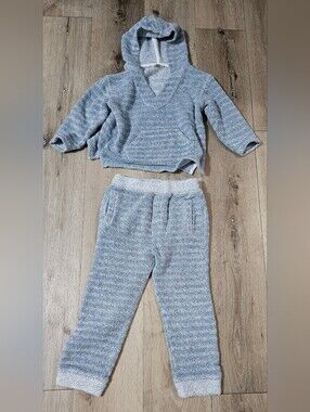 Faherty kids whitewater sweatershirt hoodie pants matching set size 6